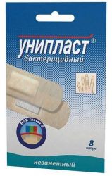 Пластырь унипласт бактериц.незаметн.1