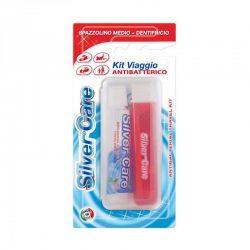 Дорожный набор SilverCare щетка+зубная паста гель fresh-mint 20мл