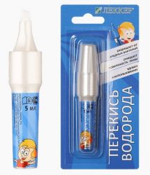 Леккер перекись водорода 3% 5мл фломастер