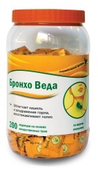 Бронхо Веда леденцы апельсин №200