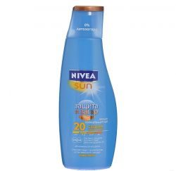 Нивея Сан лосьон солнцезащитный освежающий Защита и прохлада SPF20 200мл (86005)