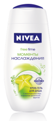 Нивея крем-гель для душа Моменты наслаждения 250мл