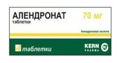 Алендронат таблетки 70мг 4 шт. /Kern Pharma/