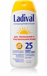 Ладиваль лосьон солнцезащитный для нормальной и чувствительной кожи SPF25 200мл