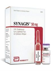 Синагис лиофилизат для раствора 50мг 4мл №1 флакон