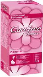 Кэфри прокладки ежедневные ароматизированные бриз нормал 40шт
