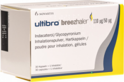 Ультибро Бризхалер капс д/ингал 50мкг+110мкг №30 (с устройством д/ингал бризхалер)
