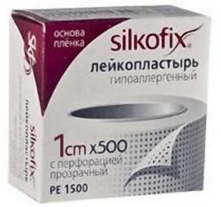 Силкофикс лейкопластырь 1х500см на полимерной основе