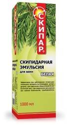 Скипар скипидарная эмульсия для ванн белая 1000мл