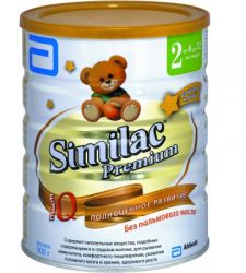 Симилак Премиум 2 смесь сухая молочная для детей 900г