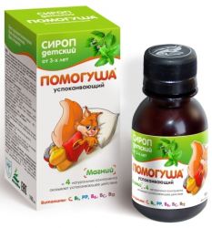 Помогуша сироп детский успокоительный 100мл (с 3-х лет)