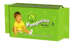 Памперино салфетки влажные детские с алоэ вера 80шт