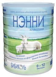Нэнни Классика смесь молочная сухая на основе козьего молока с рождения 800г