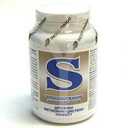 Дрожжи пивные Серосодержащие аминокислоты (метионин-цистеин эффект) №60 таблетки