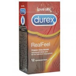 Дюрекс презервативы Real Feel 12шт