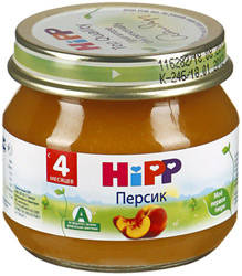 Хипп пюре Мое первое пюре персик с 4 мес 80г