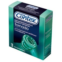 Контекс презервативы Tornado специальной формы 3шт