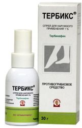 Тербикс (Тербинафин) 1% 30мл спрей