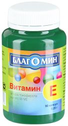 Благомин Витамин Е (токоферол) 50МЕ №90 капсулы