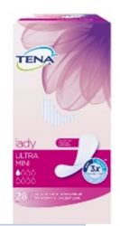 ТЕНА Леди Ультра Мини ультратонкие прокладки урологические 28 штук (TENA Lady Ultra Mini)