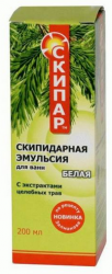 Скипар скипидарная эмульсия для ванн белая 200мл