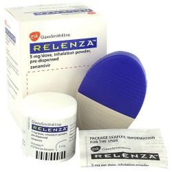 Реленза порошок для ингаляций 5мг/доза №5 флаконы с ингалятором