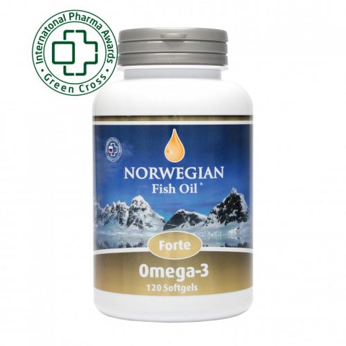 norwegian fish oil омега-3 форте капсулы массой 1384мг №120