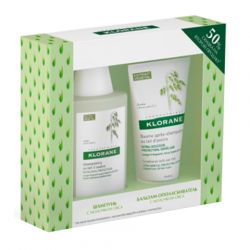 Клоран набор Овес (сверхмягкий шампунь с молочком овса 200мл + бальзам-ополаскиватель с молочком овса 150мл ) (С52695)