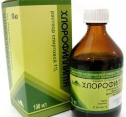 Хлорофиллипт 1% спиртовой раствор 100мл фл