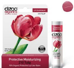 Дизао Органикс 90% органический оттеночный бальзам для губ 210 Тюльпан