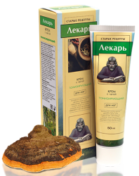 Лекарь крем для ног тонизирующий с чагой 50мл