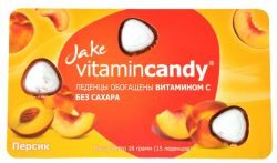 JAKE витамины для рассасывания вкус персика