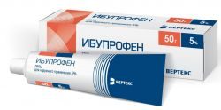 Ибупрофен-верте 5% гель 50г