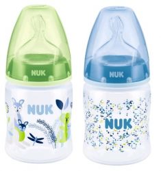 Нук бутылочка First Choice разноцветная ПП 150мл с силиконовой соской р.1