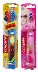 Колгейт щетка зубная детская электрическая от 5 лет Barbie/Spiderman супермягкая