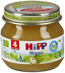 Хипп пюре Мое первое пюре яблоко с 4 мес 80г