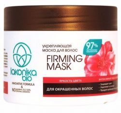 Лаконика Био маска укрепляющая Lakonika Bio для волос Яркость цвета 300мл