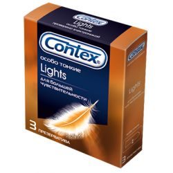 Контекс презервативы Lights особо тонкие 3шт