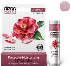 Дизао Органикс 90% органический оттеночный бальзам для губ 217 Камелия