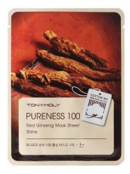 Тони Моли тканевая маска с экстрактом красного женьшеня 21мл
