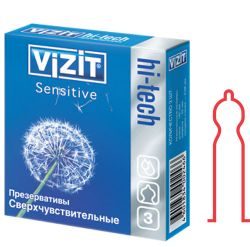 Визит презервативы hi-tech сверхчувствительные №3