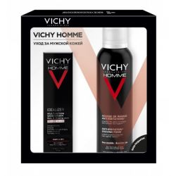 Виши Ом набор подарочный (Идеализатор увлажняющий глобальный уход 50мл+пена для бритья против раздражения кожи 200мл)