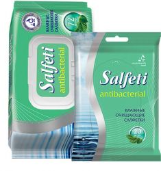 Салфети салфетки влажные антибактериальные 72шт+салфетки влажные 20шт