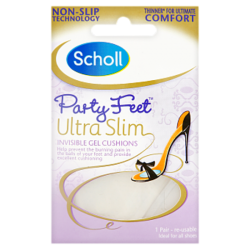 Шолль подушечки Party Feet ультратонкие гелевые для открытой обуви 2шт
