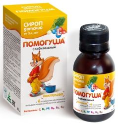 Помогуша сироп детский слабительный 100мл (с 3-х лет)