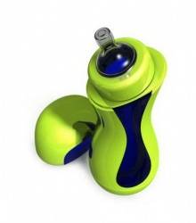 Иамо бутылочка самонагревающаяся 170мл сине-зеленая