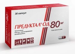 Предуктал ОД 80мг №30 капсулы с пролонгированным высвобождением