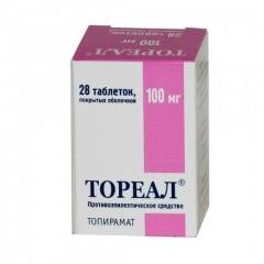 Тореал 100мг №28 таблетки