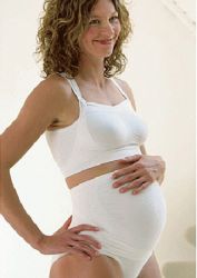 Медела пояс поддерживающий для беременных р.m белый