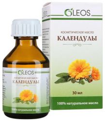 ОЛЕОС/OLEOS Календула масло косметическое с витаминно-антиоксидантным комплексом 30мл